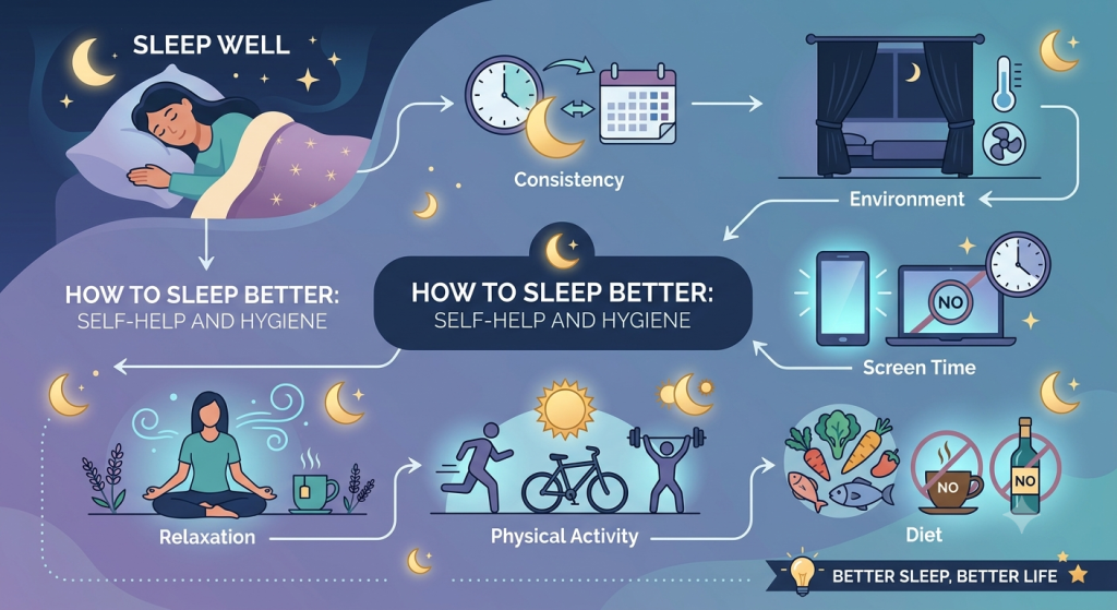 How to Sleep Better: Self-Help and Sleep Hygiene