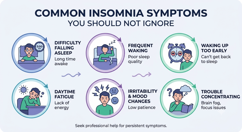 Common Insomnia Symptoms You Should Not Ignore
